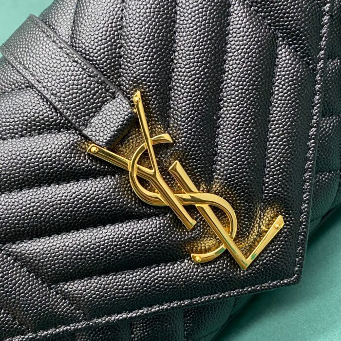 생로랑 그랑 드 뿌드르 퀼팅 가죽 ENVELOPE 스몰 600195 블랙 금장 레플리카 미러급 SA급 S급 고퀄리티 최상급 하이엔드 가방 [여성] 10