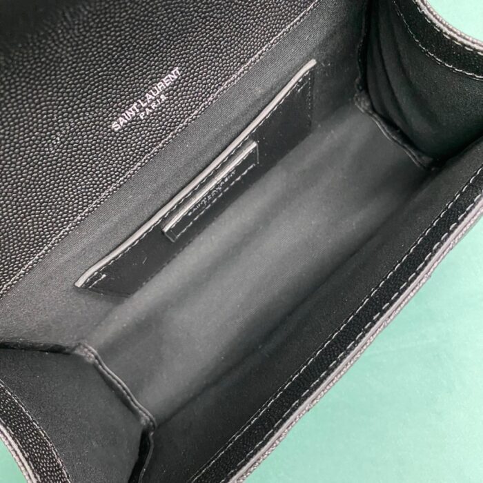 생로랑 그랑 드 뿌드르 퀼팅 가죽 ENVELOPE 스몰 600195 블랙 은장 레플리카 미러급 SA급 S급 고퀄리티 최상급 하이엔드 가방 [여성] 3