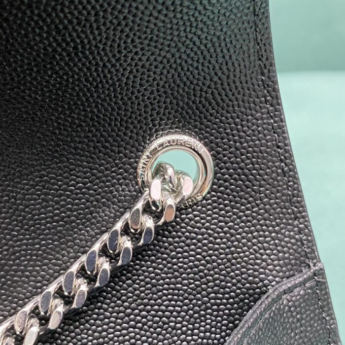 생로랑 그랑 드 뿌드르 퀼팅 가죽 ENVELOPE 스몰 600195 블랙 은장 레플리카 미러급 SA급 S급 고퀄리티 최상급 하이엔드 가방 [여성] 9