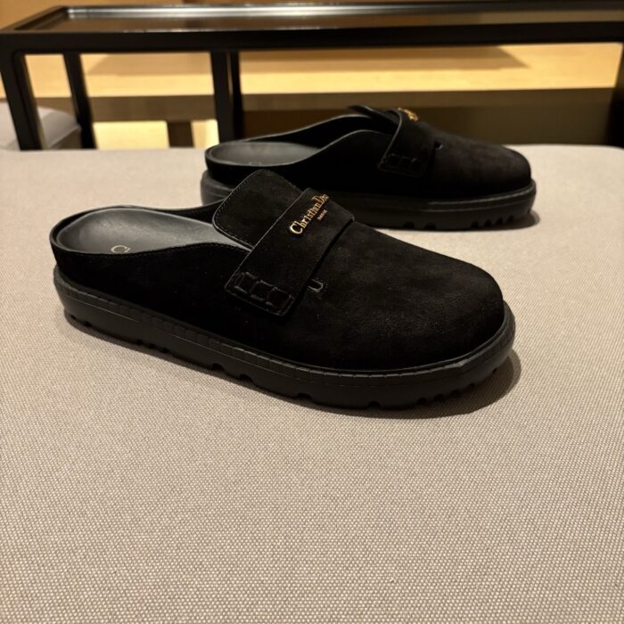 디올 보이 뮬 스웨이드 카프스킨 블랙 반 슬리퍼 레플리카 미러급 SA급 S급 고퀄리티 최상급 하이엔드 신발 [여성] 5