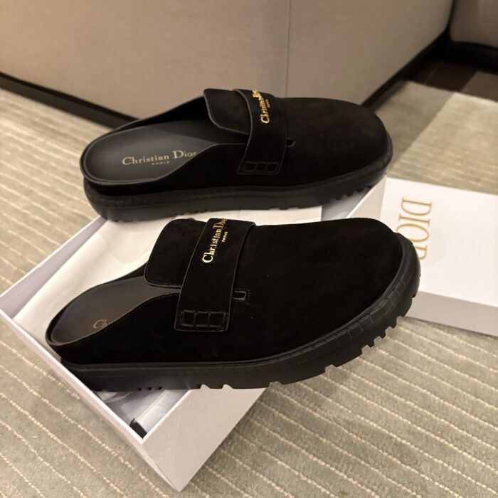 디올 보이 뮬 스웨이드 카프스킨 블랙 반 슬리퍼 레플리카 미러급 SA급 S급 고퀄리티 최상급 하이엔드 신발 [여성] 8