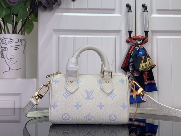 루이비통 나노 스피디 M27702 아이보리 블루 레플리카 미러급 SA급 S급 고퀄리티 최상급 하이엔드 가방 [여성]