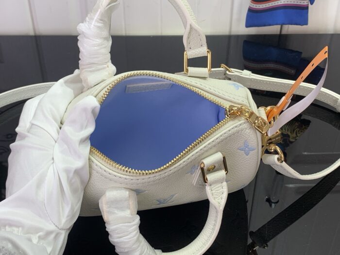 루이비통 나노 스피디 M27702 아이보리 블루 레플리카 미러급 SA급 S급 고퀄리티 최상급 하이엔드 가방 [여성] 3
