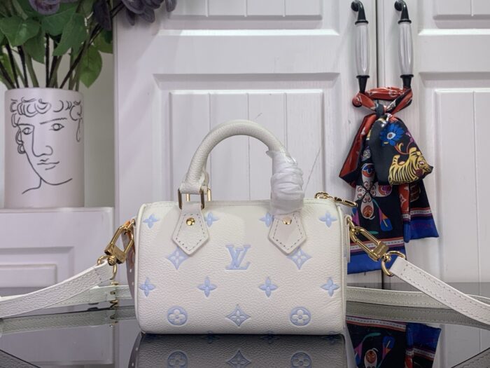 루이비통 나노 스피디 M27702 아이보리 블루 레플리카 미러급 SA급 S급 고퀄리티 최상급 하이엔드 가방 [여성] 2