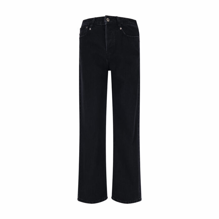 미우미우 뒷면 포켓 모노그램 워싱 청바지 블랙 레플리카 미러급 SA급 S급 고퀄리티 하이엔드 최상급 의류 [여성] 9