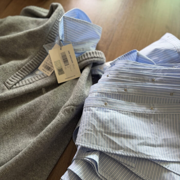 ANN ANDELMAN 페이크 레이어링 후드니트 그레이 레플리카 미러급 SA급 S급 고퀄리티 하이엔드 최상급 의류 [여성] 13