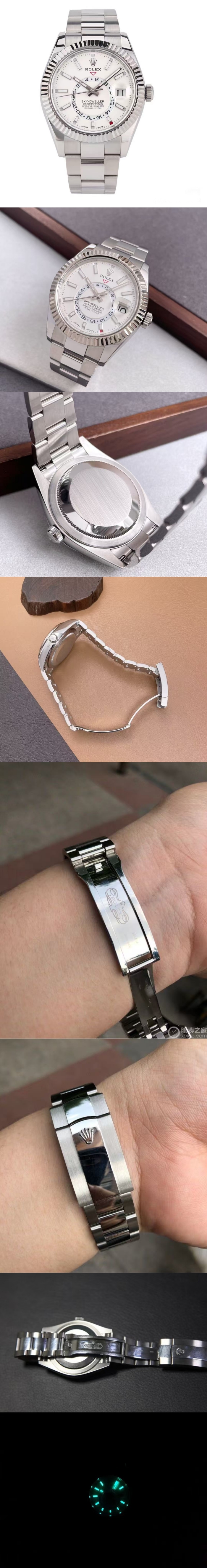 로렉스 스카이더웰러 오이스터 퍼페츄얼 오토매틱 화이트다이얼 시계 레플리카 미러급 SA급 S급 고퀄리티 롤렉스 워치 [남성] 2