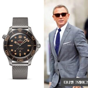 [다니엘 크레이그 PICK] 오메가 씨마스터 다이버 300M 코엑시얼 마스터 크로노미터 레플리카 미러급 SA급 S급 고퀄리티 셀럽 시계 워치 [남성]