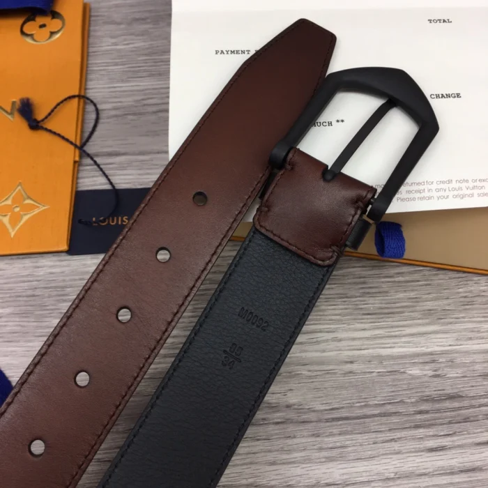 루이비통 남성용 단색 벨트 2컬러 레플리카 미러급 SA급 S급 고퀄리티  [남성] 최상급 하이엔드 - best 10
