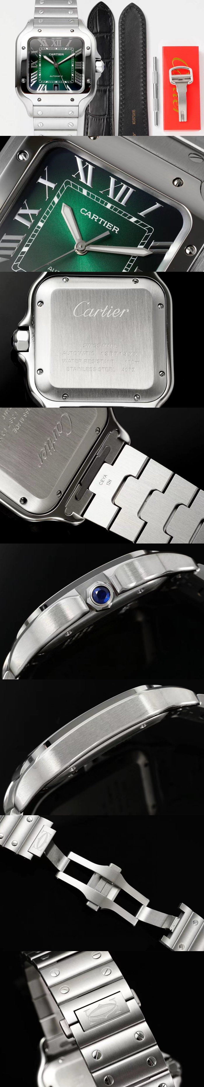 까르띠에 산토스 시계 레플리카 미러급 SA급 S급 고퀄리티 워치 [남성] 2