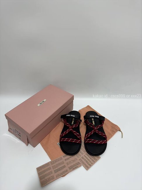 2025.07.31_[조ㅇㅇ 고객님 주문제품 검수사진] 미우미우 샌들 레플리카 미러급 SA급 S급 고퀄리티 하이엔드 최상급 신발 2