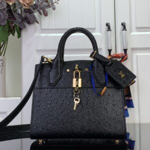 루이비통 LV 시티 스티머 미니백 M85454 블랙 타조무늬 레플리카 미러급 SA급 S급 고퀄리티 최상급 하이엔드 가방 [여성]