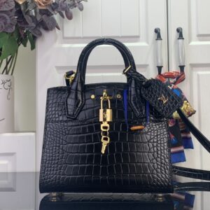 루이비통 LV 시티 스티머 미니백 M95846 블랙 악어무늬 레플리카 미러급 SA급 S급 고퀄리티 최상급 하이엔드 가방 [여성]