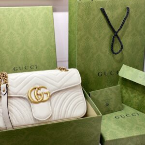 구찌 GG 마몽 마틀라세 숄더백 443497 화이트 레플리카 미러급 SA급 S급 고퀄리티 최상급 하이엔드 가방 [여성]