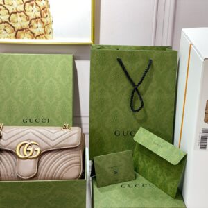 구찌 GG 마몽 마틀라세 숄더백 443497 라이트 갈색 레플리카 미러급 SA급 S급 고퀄리티 최상급 하이엔드 가방 [여성]