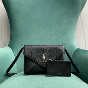 생로랑 엔벨로프 스트랩 파우치 블랙 801490 레플리카 미러급 SA급 S급 고퀄리티 최상급 하이엔드 가방 [여성]