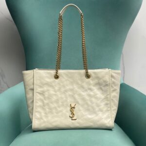 생로랑 Niki 미디엄 쇼핑 백 화이트 871151 레플리카 미러급 SA급 S급 고퀄리티 최상급 하이엔드 가방 [여성]