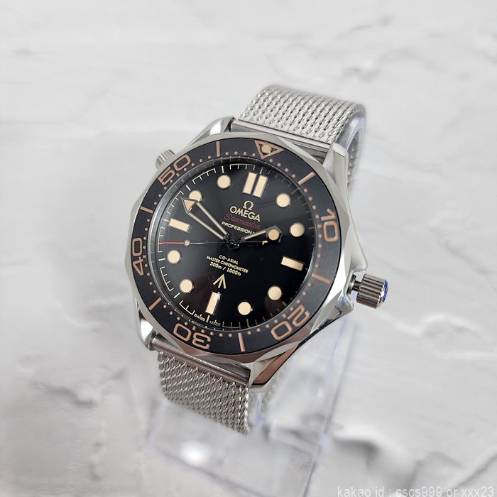 오메가 코엑시엘 마스터 다이버 300M 제임스본드 007 에디션 시계 레플리카 미러급 SA급 S급 고퀄리티 워치 - best 5