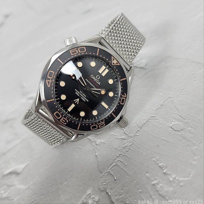 오메가 코엑시엘 마스터 다이버 300M 제임스본드 007 에디션 시계 레플리카 미러급 SA급 S급 고퀄리티 워치 - best 8