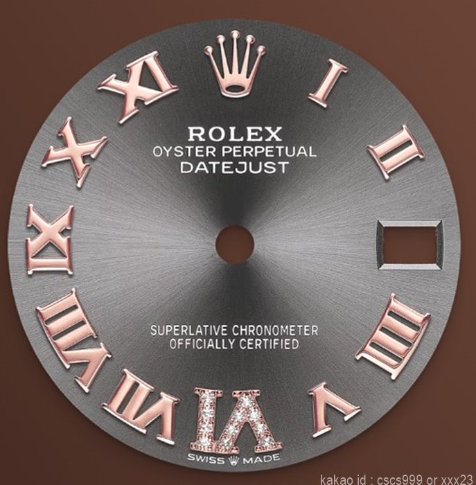 로렉스 데이저스트 에버로즈골드 다크그레이다이얼 로마 31mm 시계 레플리카 미러급 SA급 S급 고퀄리티 롤렉스 워치 8
