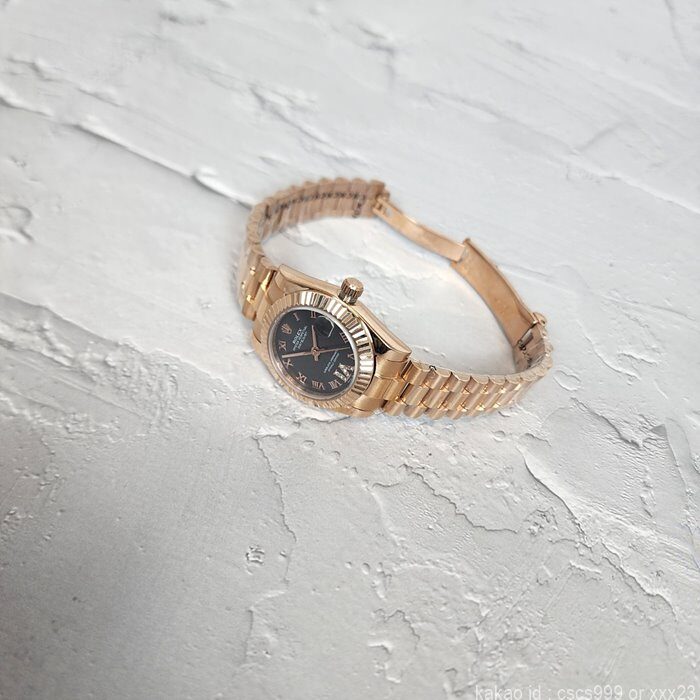 로렉스 데이저스트 에버로즈골드 다크그레이다이얼 로마 31mm 시계 레플리카 미러급 SA급 S급 고퀄리티 롤렉스 워치 9