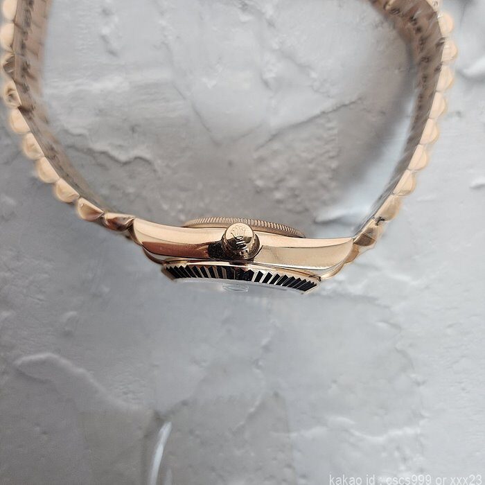 로렉스 데이저스트 에버로즈골드 다크그레이다이얼 로마 31mm 시계 레플리카 미러급 SA급 S급 고퀄리티 롤렉스 워치 12