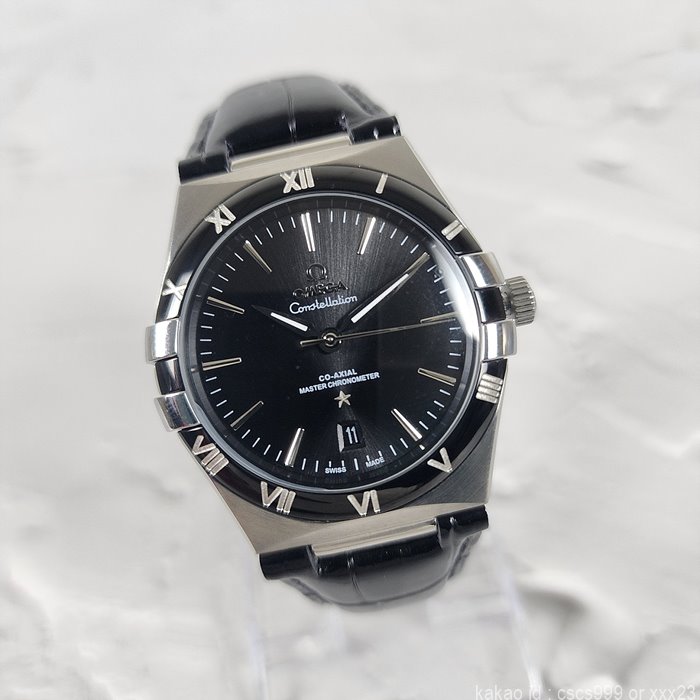 오메가 컨스틸레이션 코액시얼 마스터 블랙다이얼 시계 레플리카 미러급 SA급 S급 고퀄리티 워치 4