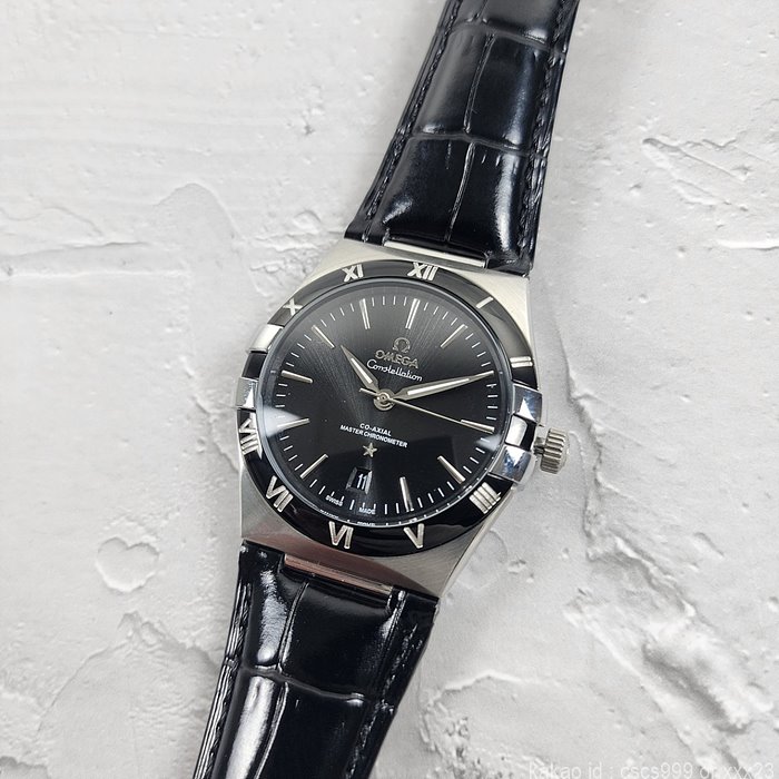 오메가 컨스틸레이션 코액시얼 마스터 블랙다이얼 시계 레플리카 미러급 SA급 S급 고퀄리티 워치 9