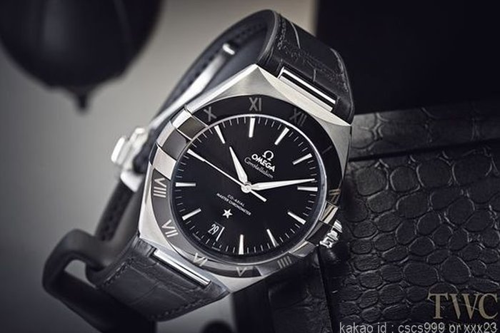 오메가 컨스틸레이션 코액시얼 마스터 블랙다이얼 시계 레플리카 미러급 SA급 S급 고퀄리티 워치 10