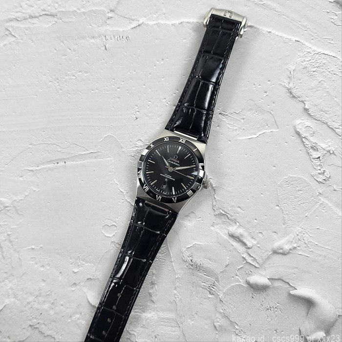 오메가 컨스틸레이션 코액시얼 마스터 블랙다이얼 시계 레플리카 미러급 SA급 S급 고퀄리티 워치 11