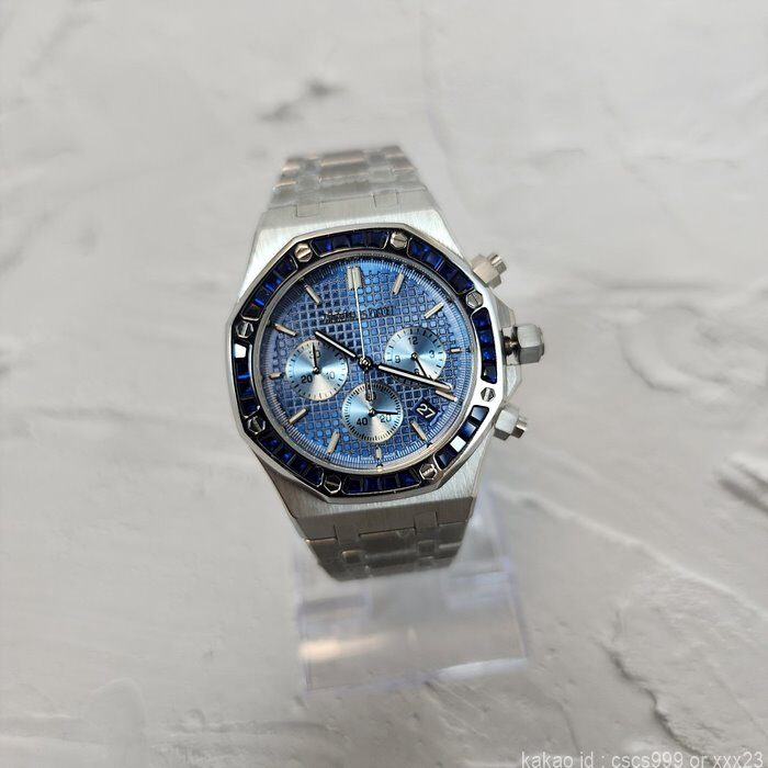 오데마피게 로얄오크 청판 블루베젤다이아 시계 레플리카 미러급 SA급 S급 고퀄리티 워치 3