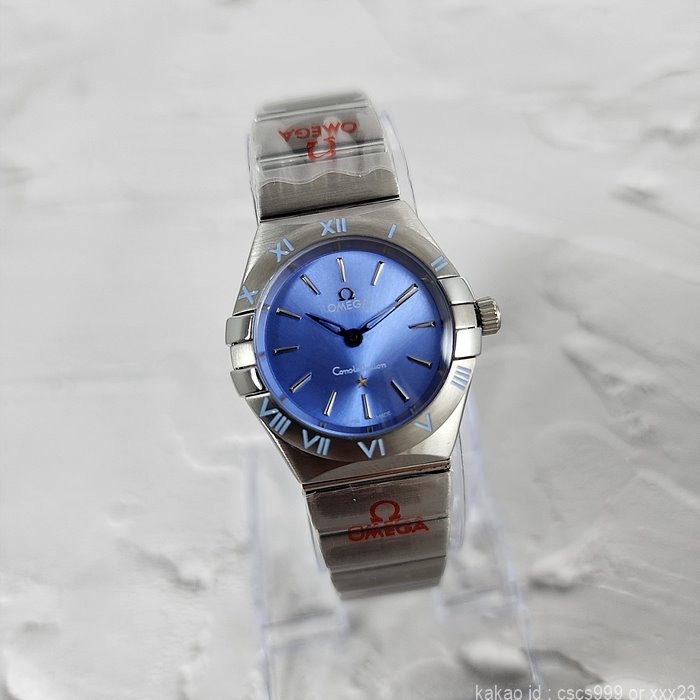 오메가 컨스틸레이션 블루다이얼 시계 레플리카 미러급 SA급 S급 고퀄리티 워치 [여성] 4