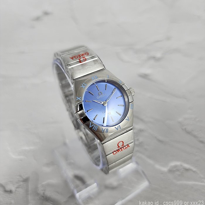 오메가 컨스틸레이션 블루다이얼 시계 레플리카 미러급 SA급 S급 고퀄리티 워치 [여성] 5