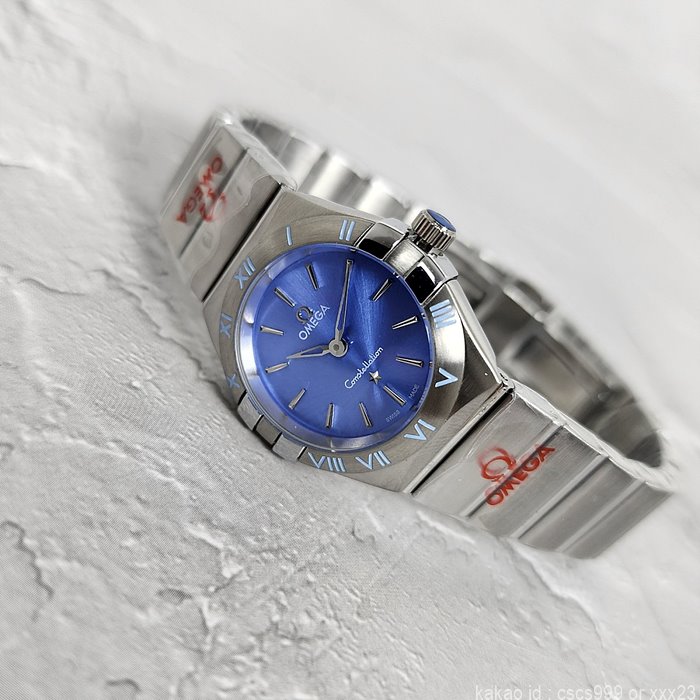 오메가 컨스틸레이션 블루다이얼 시계 레플리카 미러급 SA급 S급 고퀄리티 워치 [여성] 8