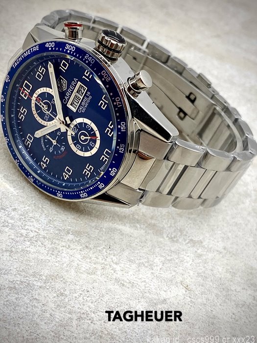 태그호이어 까레라 데이데이트 크로노그래프 블루다이얼 시계 레플리카 미러급 SA급 S급 고퀄리티 워치 최상급 하이엔드 - best 3