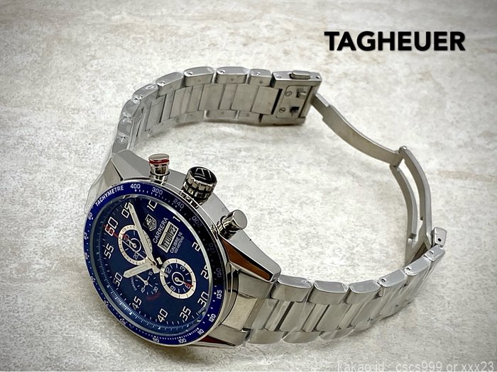 태그호이어 까레라 데이데이트 크로노그래프 블루다이얼 시계 레플리카 미러급 SA급 S급 고퀄리티 워치 최상급 하이엔드 - best 6