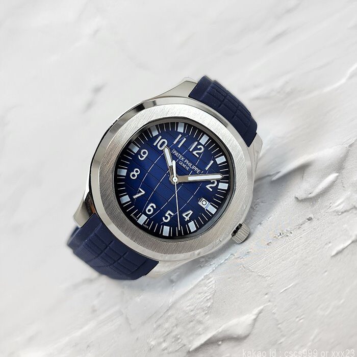 파텍필립 아쿠아넛 블루다이얼 5168G 시계 레플리카 미러급 SA급 S급 고퀄리티 워치 9