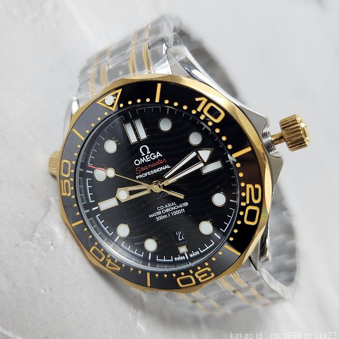 오메가 코엑시얼 씨마스터 다이버300M 블랙콤비 시계 레플리카 미러급 SA급 S급 고퀄리티 워치 7