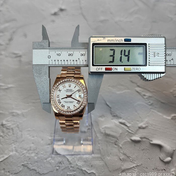 로렉스 데이저스트 에버로즈골드 화이트로마 다이아 31mm 시계 레플리카 미러급 SA급 S급 고퀄리티 롤렉스 워치 [여성] 5
