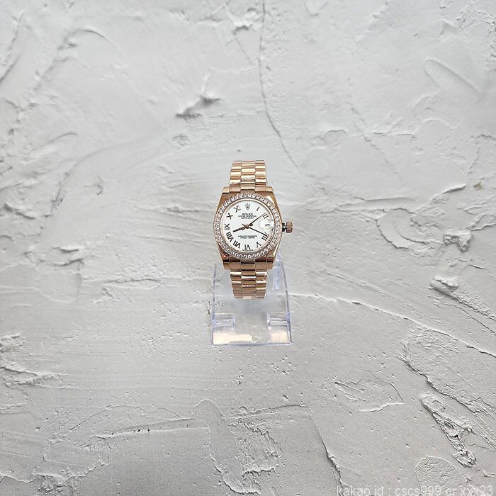 로렉스 데이저스트 에버로즈골드 화이트로마 다이아 31mm 시계 레플리카 미러급 SA급 S급 고퀄리티 롤렉스 워치 [여성] 10