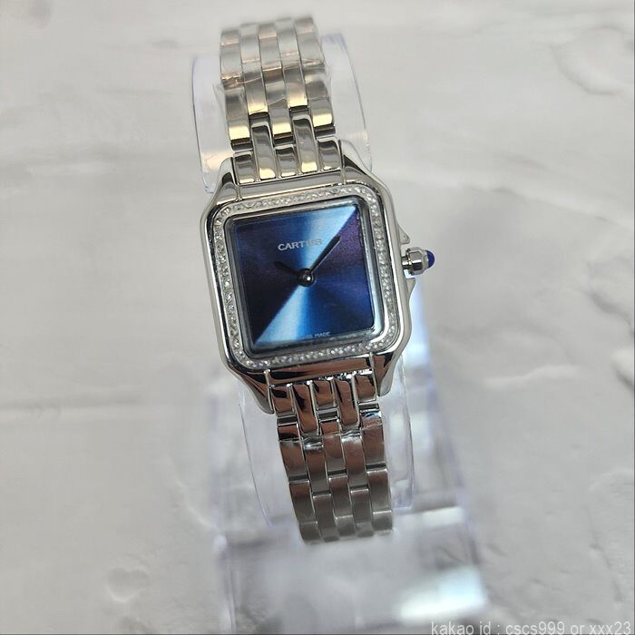 까르띠에 팬더 드 까르띠에 워치 블루 한정판 (제품 번호 W4PN0013) 시계 레플리카 미러급 SA급 S급 고퀄리티 워치 [여성] 4
