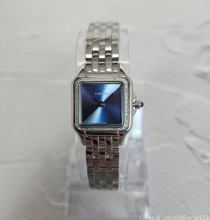 까르띠에 팬더 드 까르띠에 워치 블루 한정판 (제품 번호 W4PN0013) 시계 레플리카 미러급 SA급 S급 고퀄리티 워치 [여성] 6
