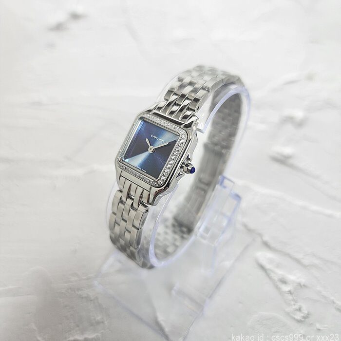 까르띠에 팬더 드 까르띠에 워치 블루 한정판 (제품 번호 W4PN0013) 시계 레플리카 미러급 SA급 S급 고퀄리티 워치 [여성] 7