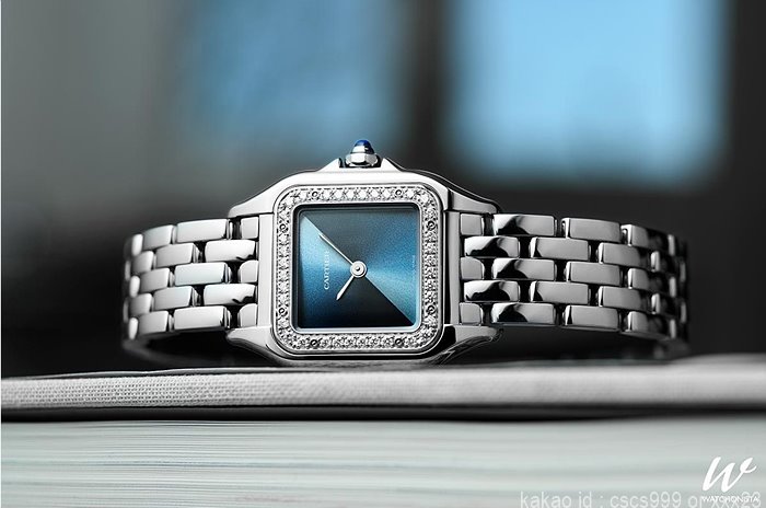 까르띠에 팬더 드 까르띠에 워치 블루 한정판 (제품 번호 W4PN0013) 시계 레플리카 미러급 SA급 S급 고퀄리티 워치 [여성] 9
