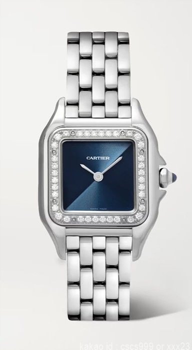 까르띠에 팬더 드 까르띠에 워치 블루 한정판 (제품 번호 W4PN0013) 시계 레플리카 미러급 SA급 S급 고퀄리티 워치 [여성] 12