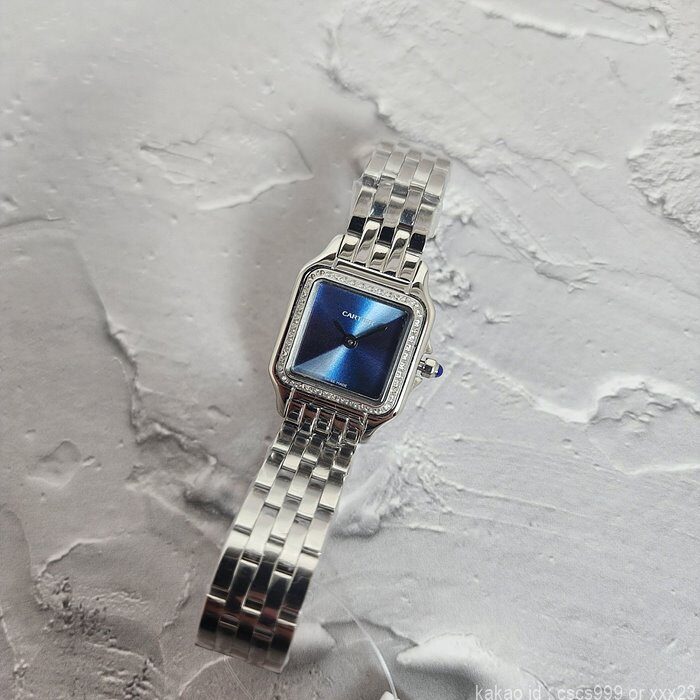 까르띠에 팬더 드 까르띠에 워치 블루 한정판 (제품 번호 W4PN0013) 시계 레플리카 미러급 SA급 S급 고퀄리티 워치 [여성] 13
