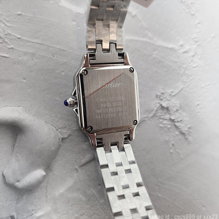 까르띠에 팬더 드 까르띠에 워치 블루 한정판 (제품 번호 W4PN0013) 시계 레플리카 미러급 SA급 S급 고퀄리티 워치 [여성] 17