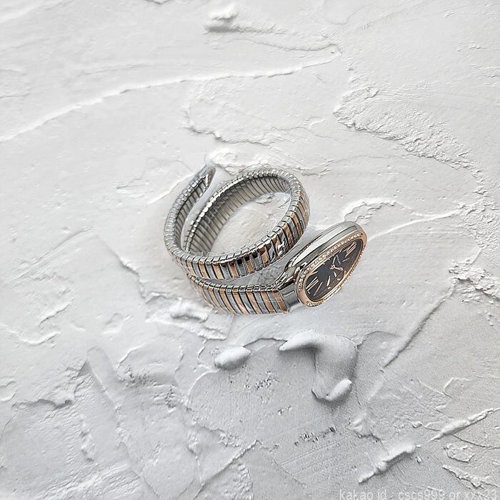 불가리 세르펜티 투보가스 워치 로즈골드 블랙다이얼 콤비 다이아 시계 레플리카 미러급 SA급 S급 고퀄리티 워치 [여성] 9