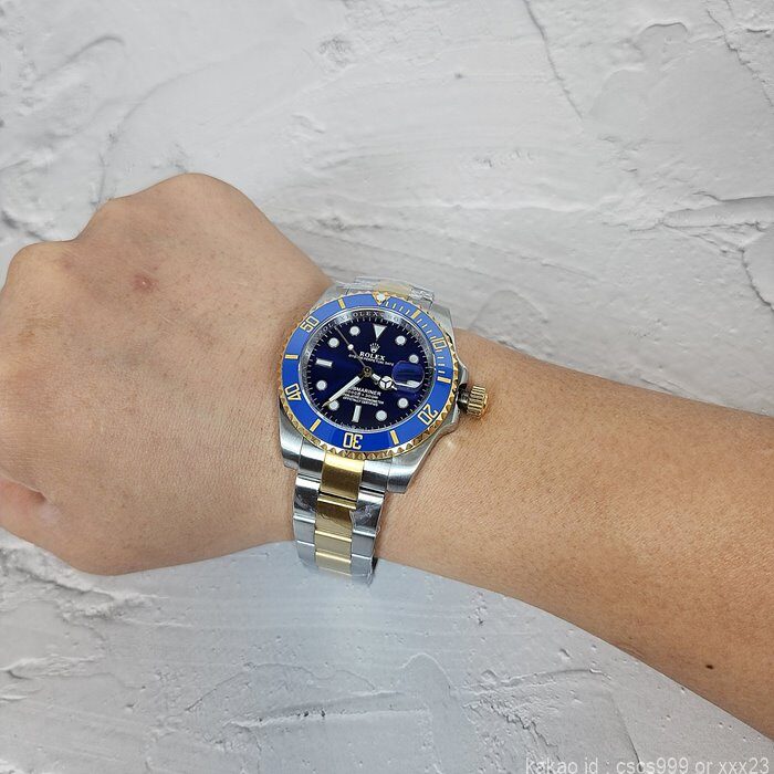 로렉스 서브마리너 블루콤비 서브마리너 데이트 글라인드락 버전 시계 레플리카 미러급 SA급 S급 고퀄리티 롤렉스 워치 5
