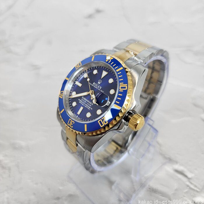 로렉스 서브마리너 블루콤비 서브마리너 데이트 글라인드락 버전 시계 레플리카 미러급 SA급 S급 고퀄리티 롤렉스 워치 17